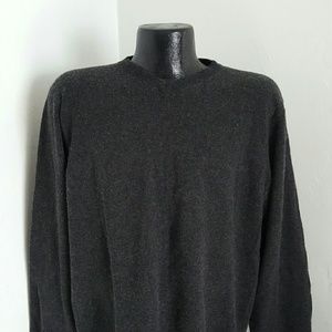 Pronto uomo cashmere men gray sweater size L